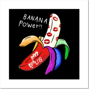 Banana Rainbow Posters and Art